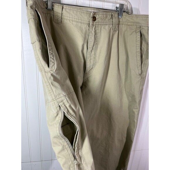 Columbia Men's Casual Pants Straight Tan Size 40 x 30 Cell phone pocket - Picture 4 of 9